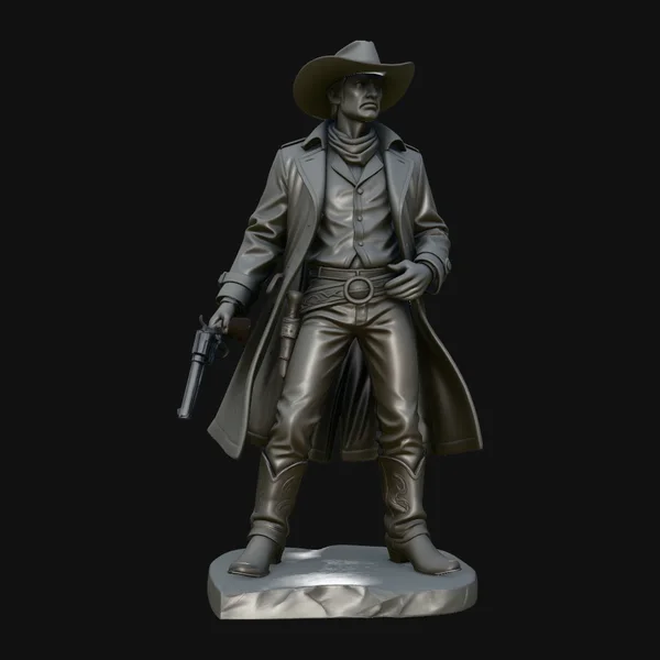 Wild West Sheriff Statue Design 4