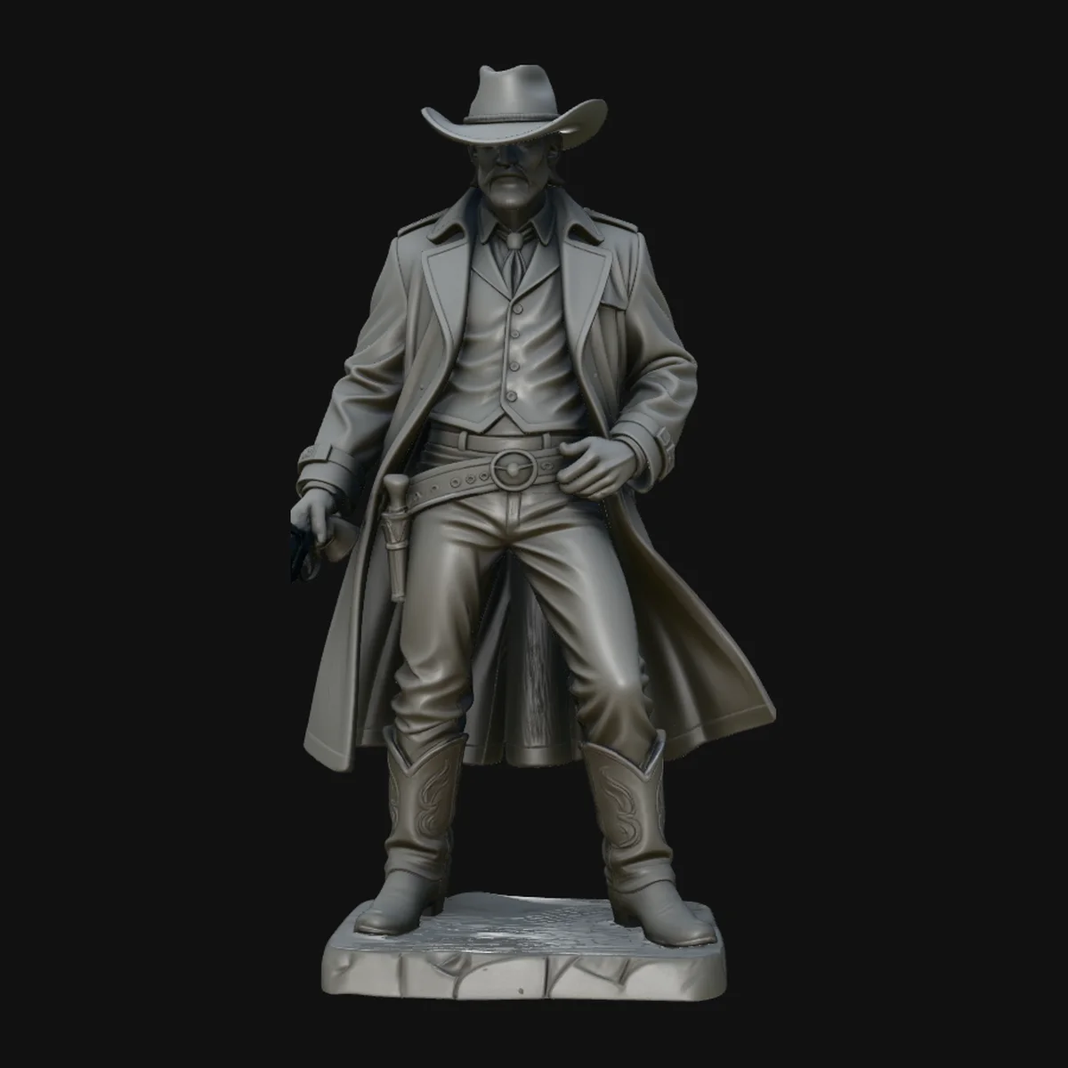 Wild West Sheriff Statue Design 5