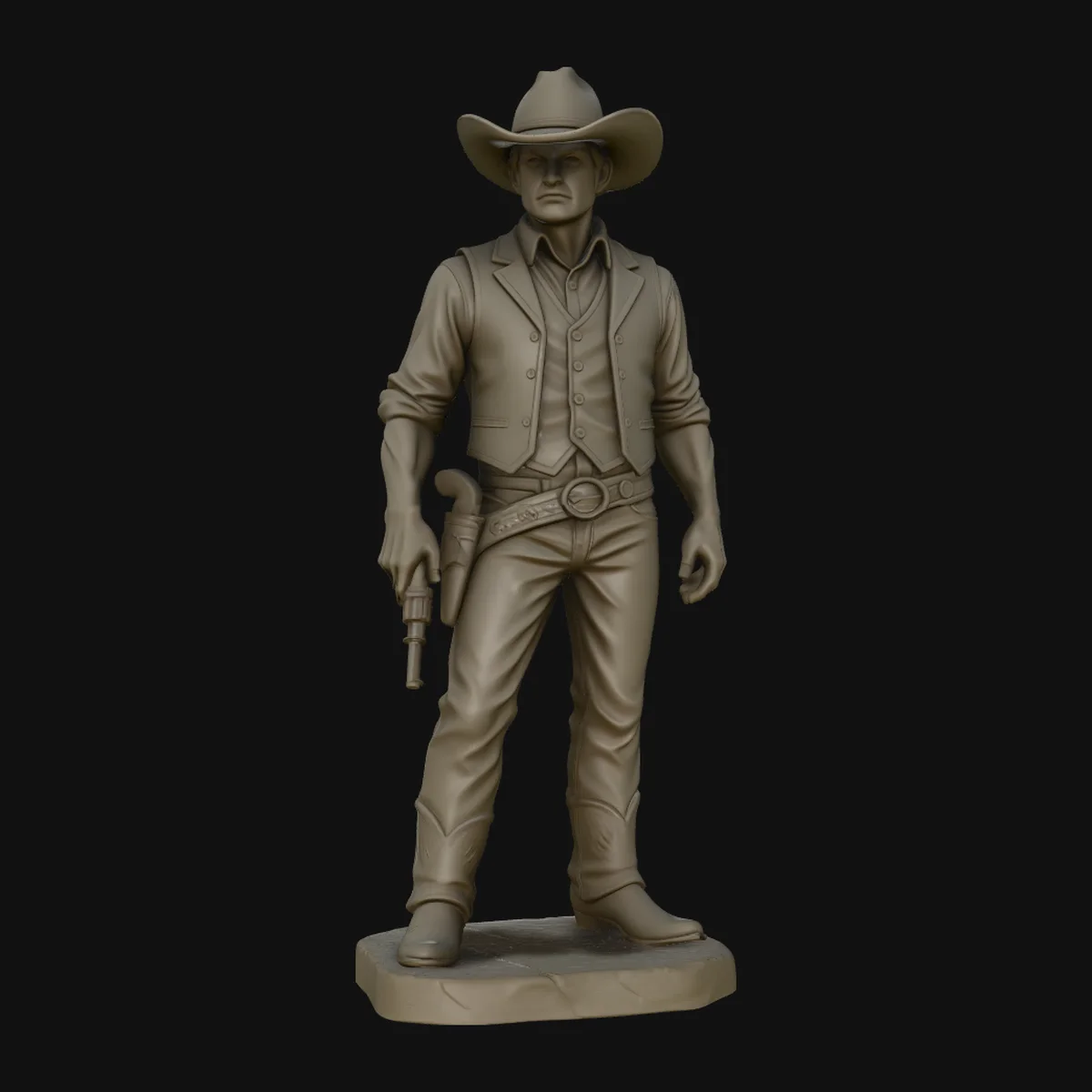 Wild West Sheriff Statue Design 6