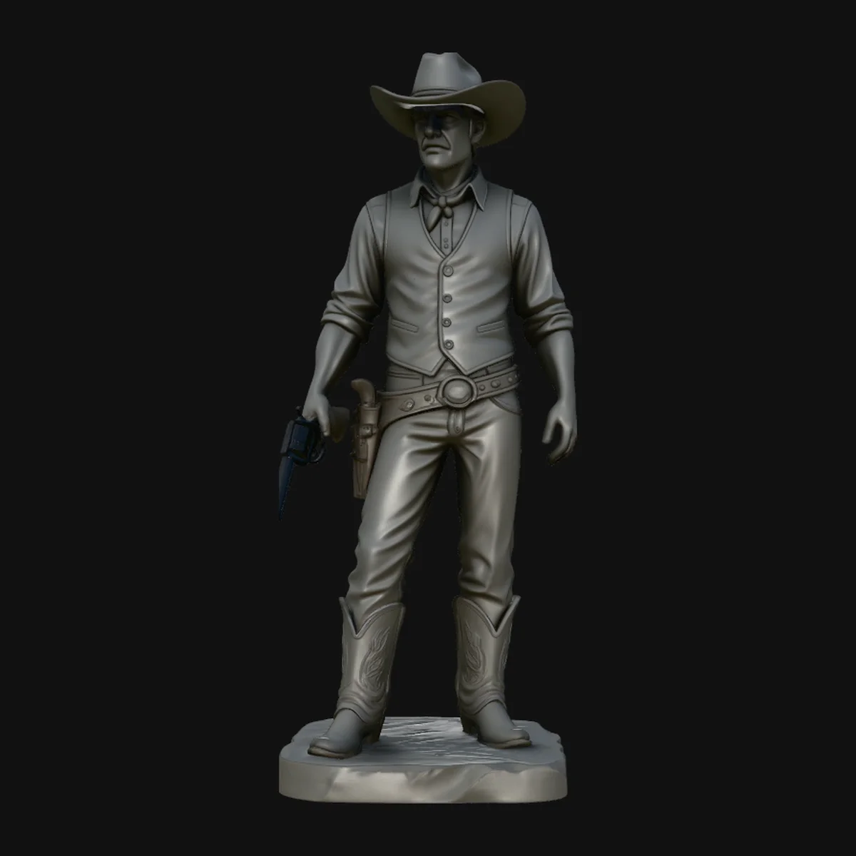 Wild West Sheriff Statue Design 7