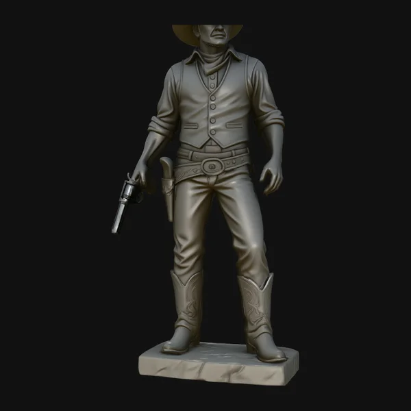 Wild West Sheriff Statue Design 8