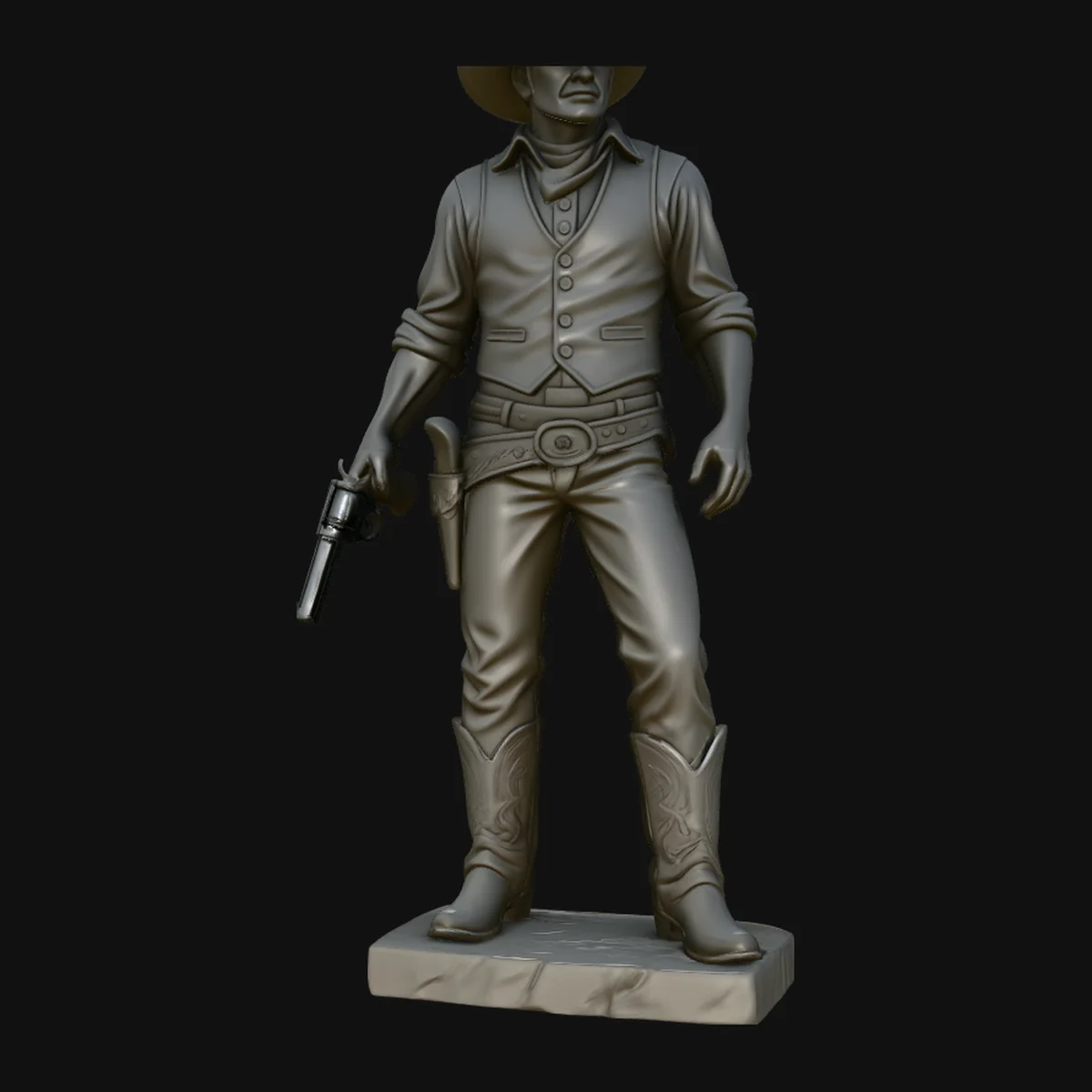 Wild West Sheriff Statue Design 8