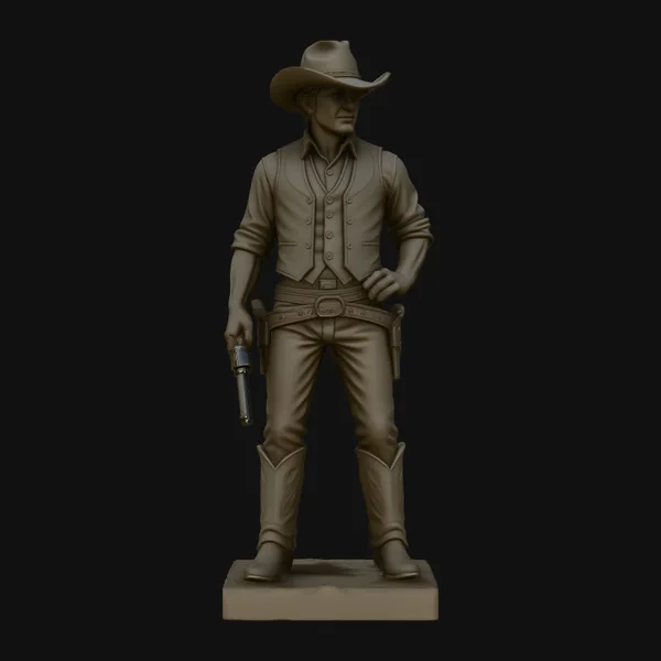 Wild West Sheriff Statue Design 9