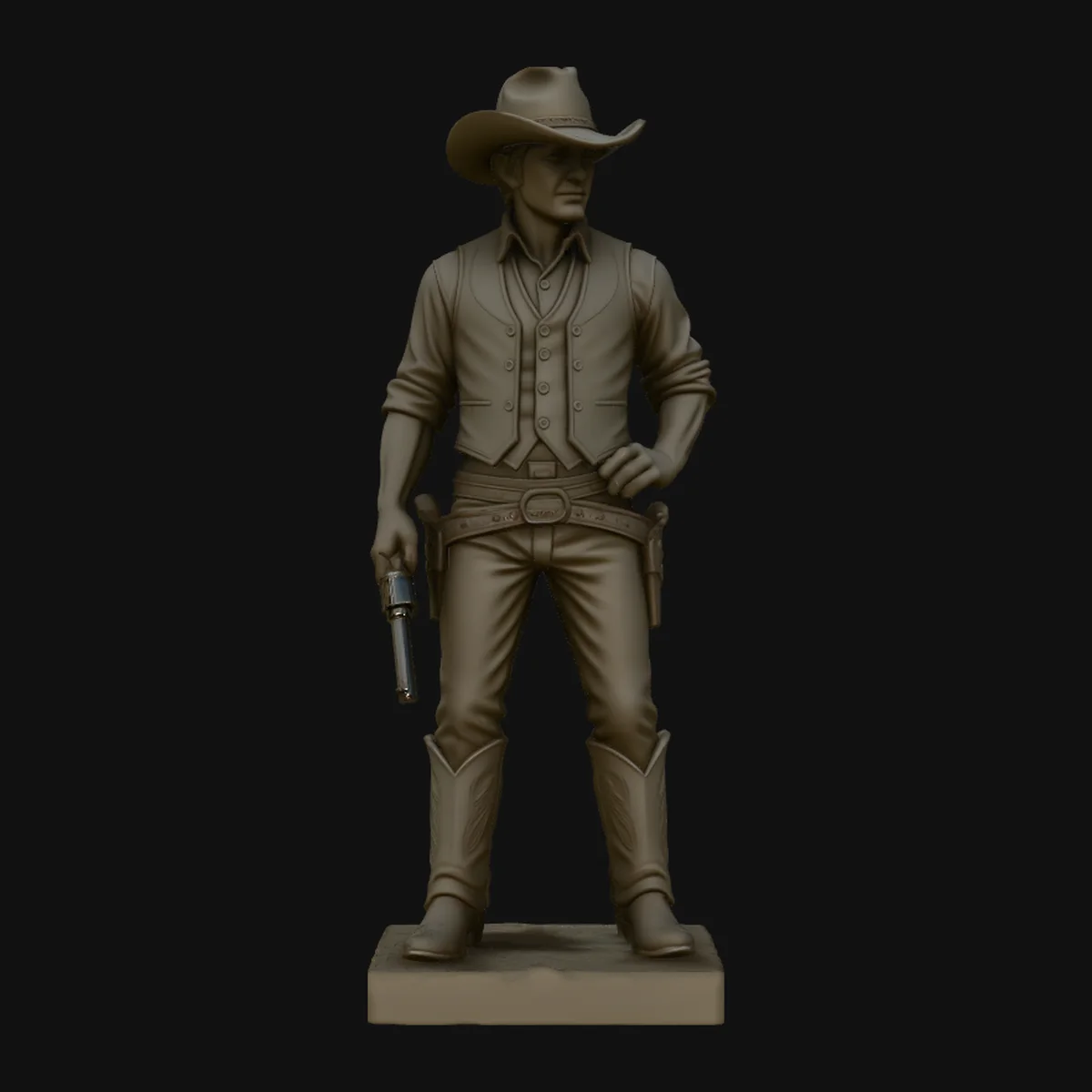 Wild West Sheriff Statue Design 9