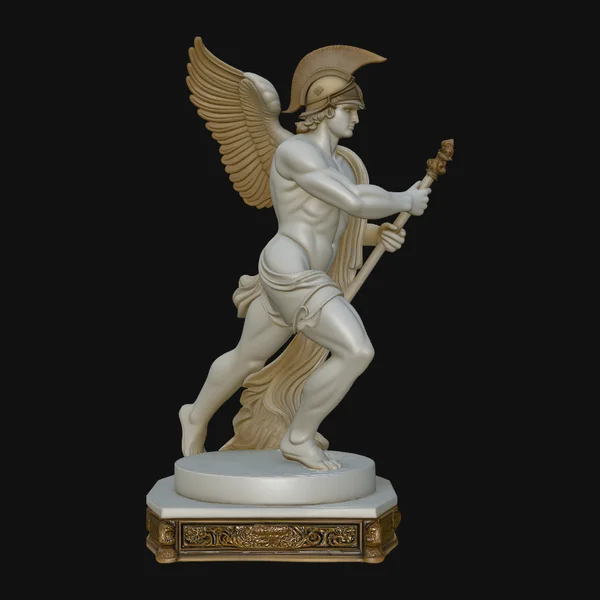Winged Messenger God Statue Design 4